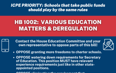 Legislative Alert: HB 1002 – Various Education Matters & Deregulation Concerns