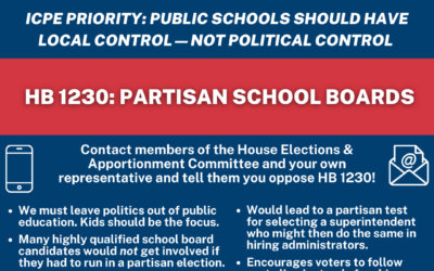 Legislative Alert: HB 1230 – Partisan School Boards