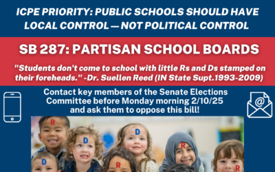 Legislative Alert: SB 287 – Partisan School Boards